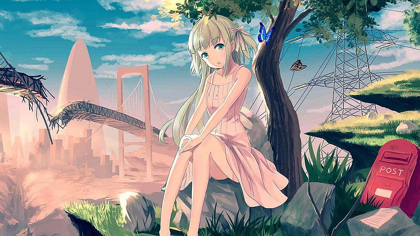 Anime Girl PC, Cute Anime Computer HD wallpaper