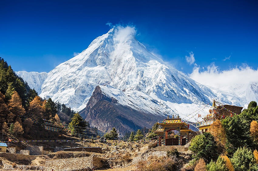 Manaslu Base Camp Trek - Caminhada até a oitava montanha mais alta do mundo - Trekking Buzz, Trekking no Nepal 2020, Visite o Nepal 2020, Informações sobre o trekking no Nepal papel de parede HD