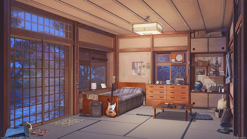 ArtStation - Old house night set, Arseniy Chebynkin in 2019, Japanese House HD wallpaper