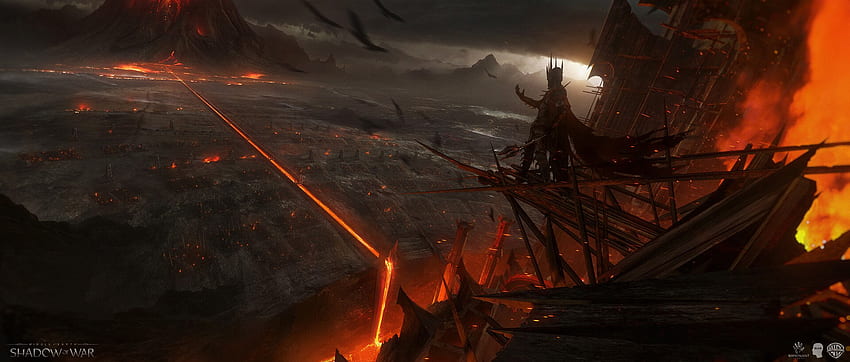 Steam Workshop::Seigneur des Anneaux, Sauron Shadow of War Fond d'écran HD