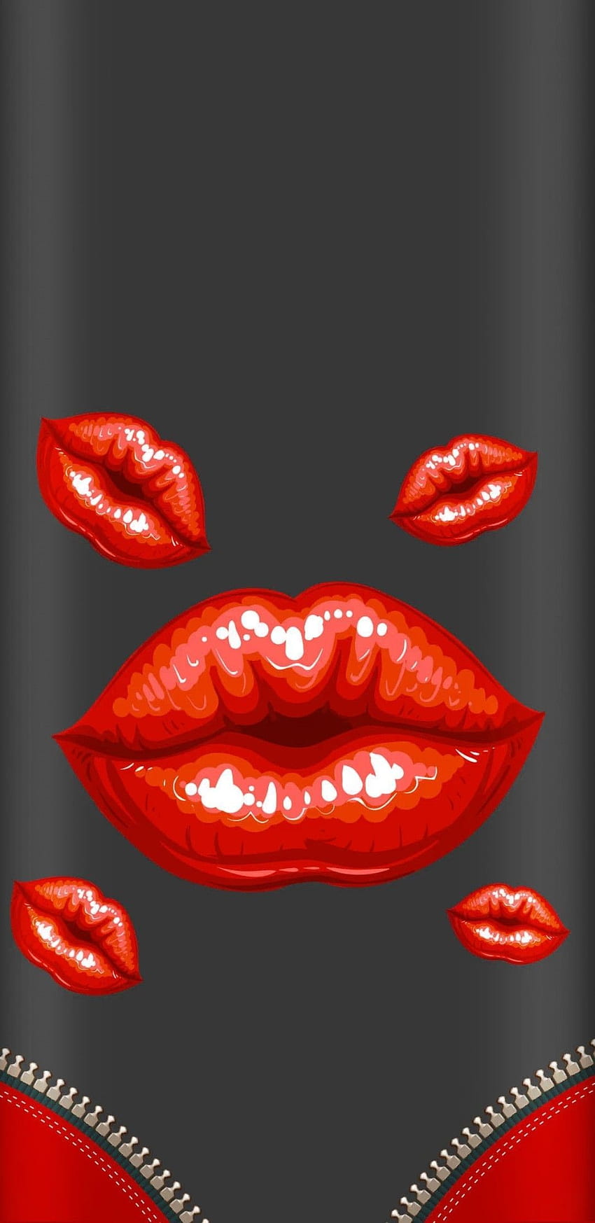 NikklaDesigns on Lips, Kisses & Mouth . Lip , Makeup , Colorful background, Red Makeup HD phone wallpaper