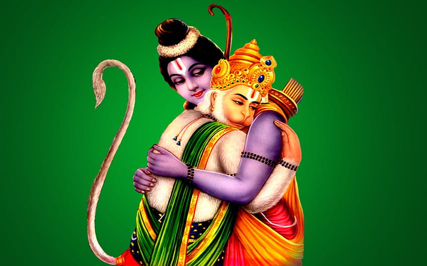Panchmukhi Hanuman - Lord Rama And Hanuman,, Panchamukha Hanuman HD wallpaper