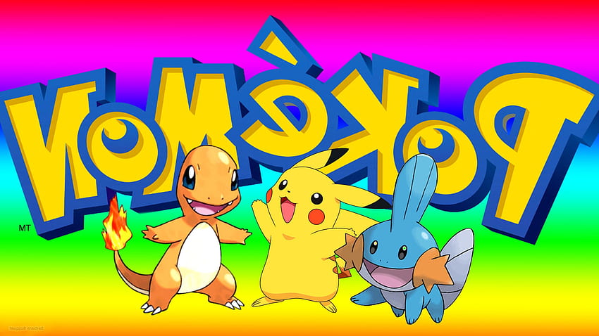 Pokemon With Pikachu Mudkip And Charmander - Pokemon, Cute Charmander ...