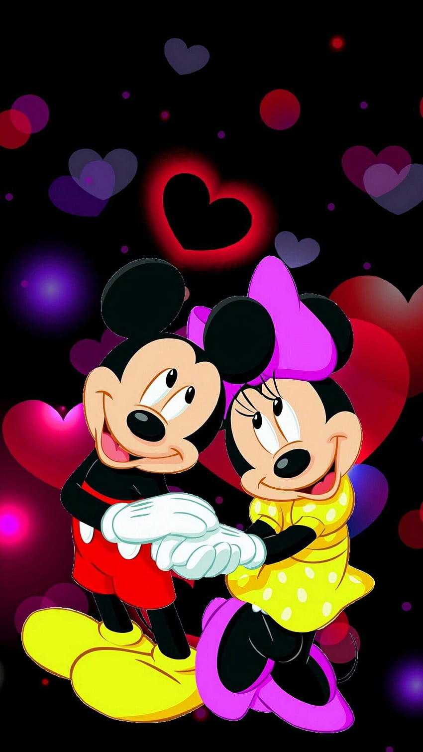 Mickey ve Minnie iPhone , Hisse Senedi, Şirin Mickey ve Minnie HD telefon duvar kağıdı