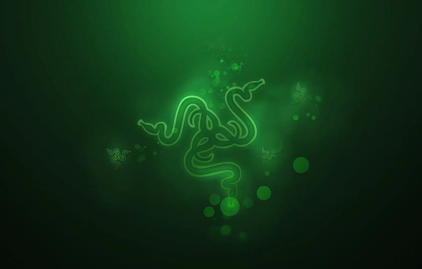 Green, Logo, Razer, Hi Tech, For , Section Hi Tech , Green Logo HD wallpaper