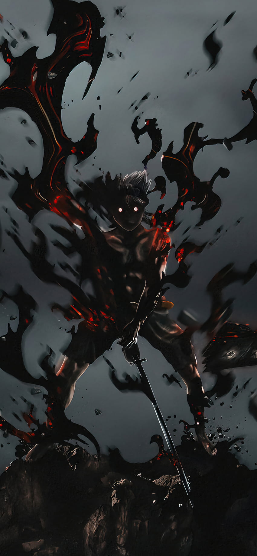 Asta Black Clover Phone iPhone 4970b [] for your , Mobile & Tablet. Explore Black Clover Phone . Black Clover , Asta Black Clover, Dark Smartphone HD phone wallpaper