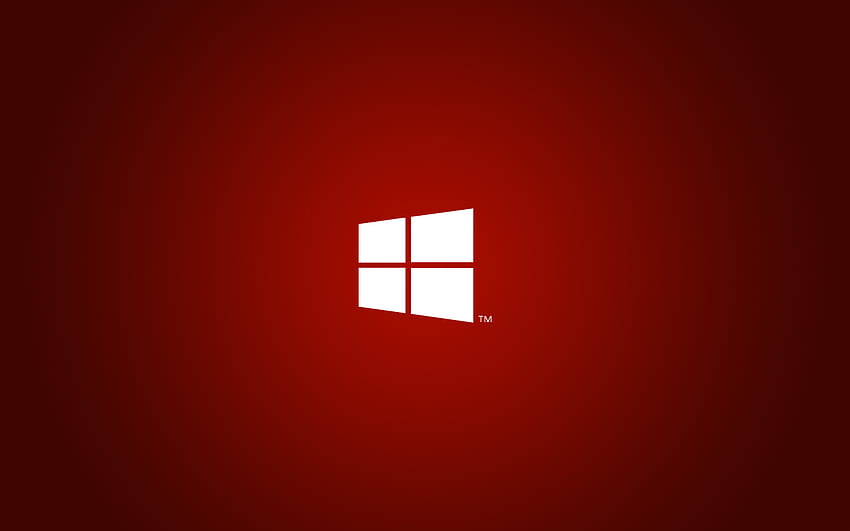 Red Windows 10, Red Windows Logo HD wallpaper