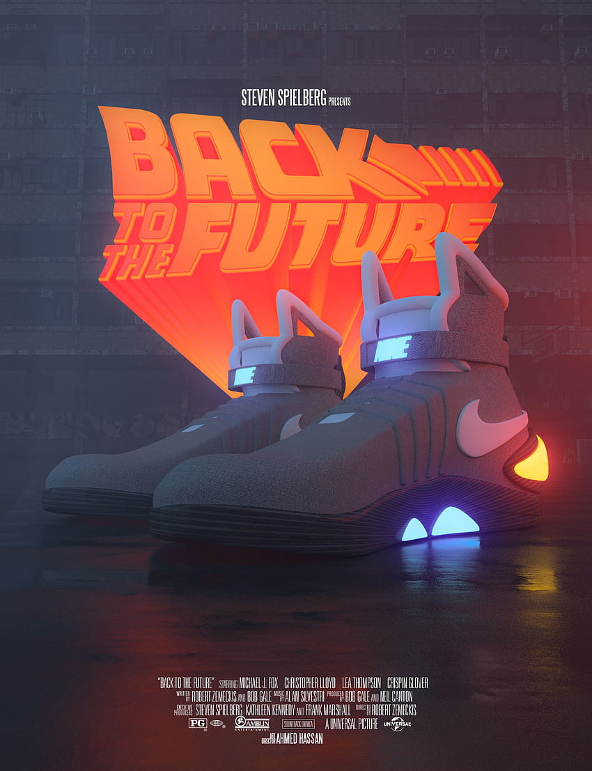 Kembali ke majalah nike air masa depan. Kembali ke masa depan, Nike air mag, Future wallpaper ponsel HD