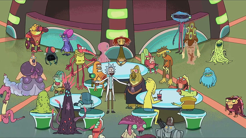 Characters Rick And Morty Season 4 HD wallpaper