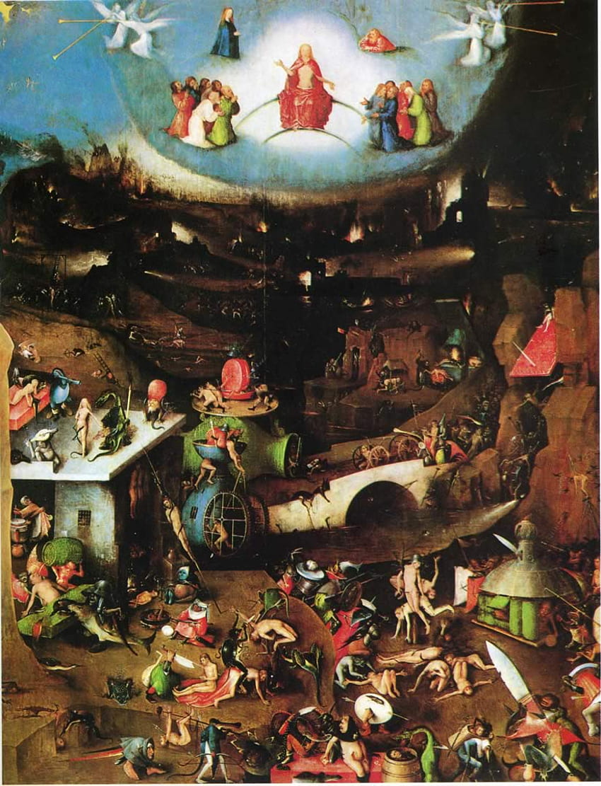 El Juicio Final - Hieronymus Bosch fondo de pantalla del teléfono