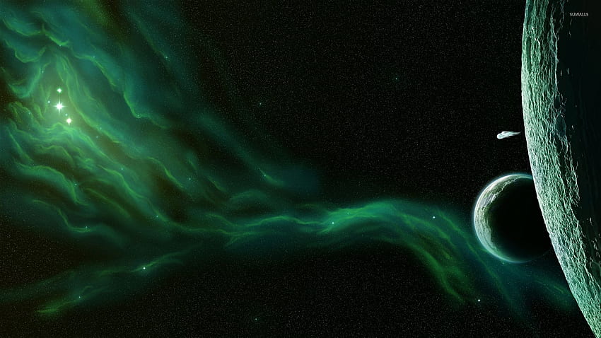 Green nebula [2] - Space HD wallpaper