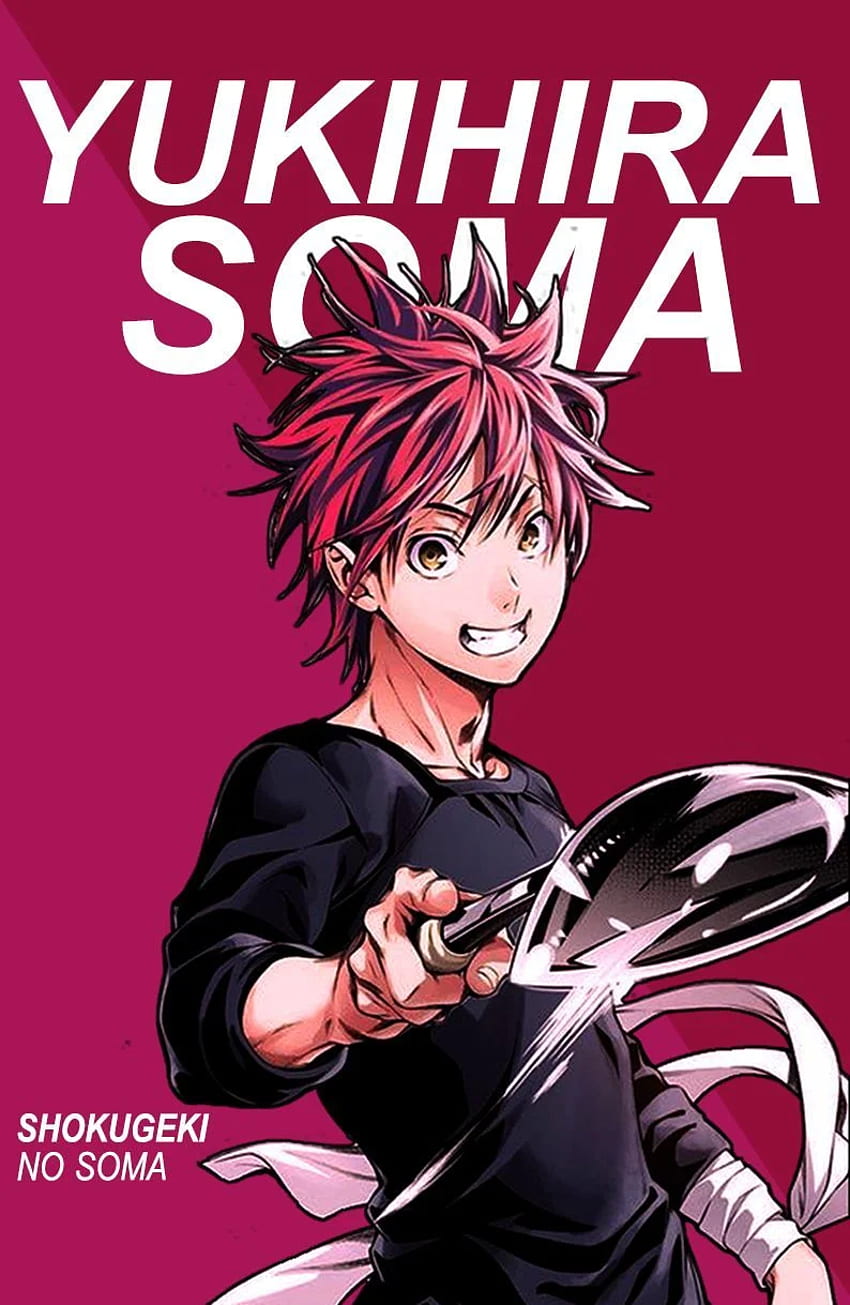 Soma Yukihira, anime, food wars, guys, new anime, HD phone