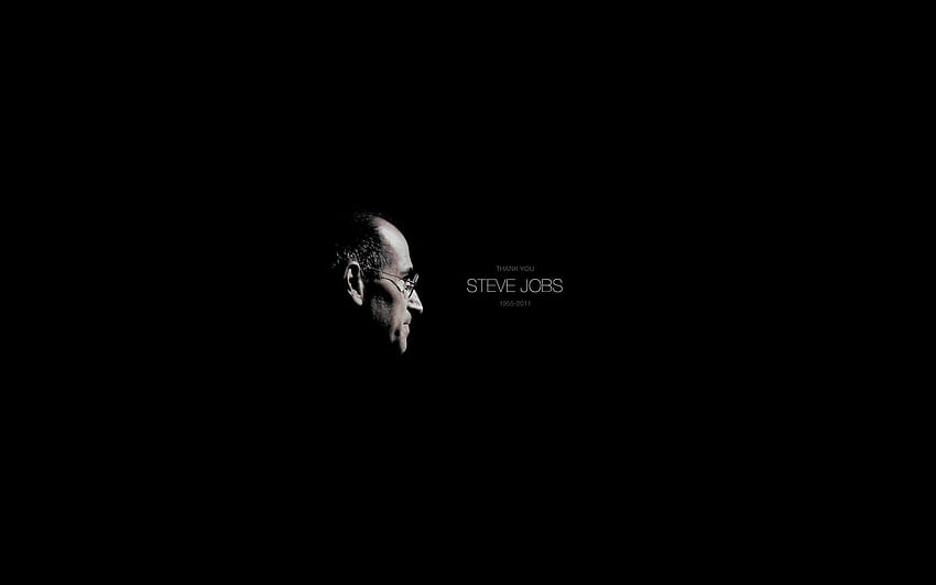 Steve jobs black background . Steve jobs , Steve jobs, Steve jobs, Steve Jobs Apple HD wallpaper