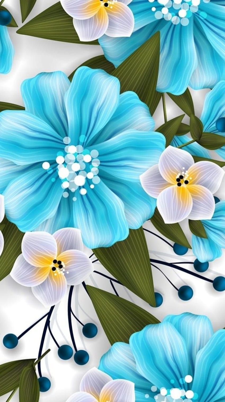 Flower Art iPhone, Psychedelic Flowers HD phone wallpaper