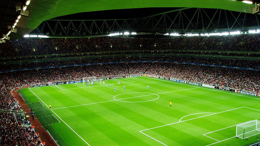 Najlepsze tło stadionu piłkarskiego PEŁNE 1920×1080 Tapeta HD