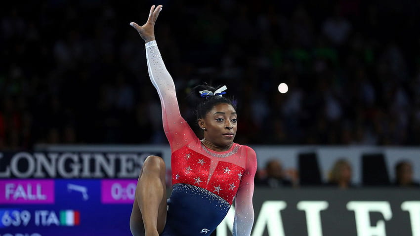 Simone Biles Breaks a Record at World Championships as the U.S. Wins Another Team Title, Simone Biles Beam HD wallpaper