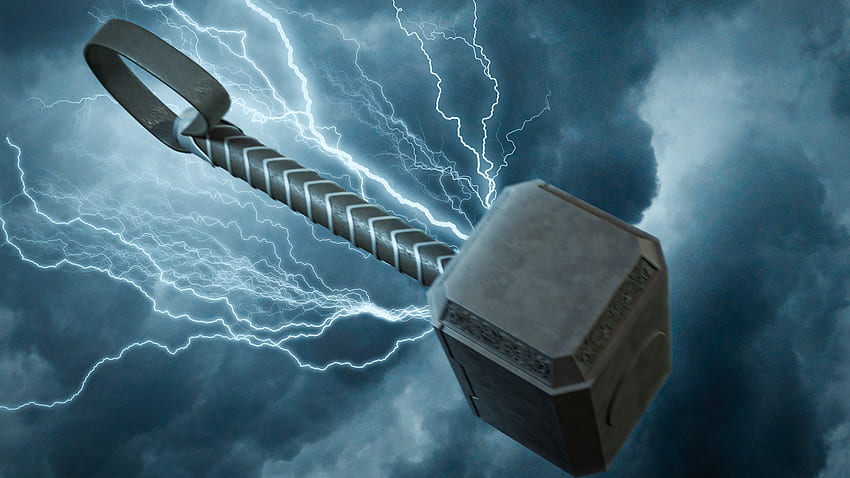 I made Thor's hammer in 3D! (timelapse in comments) : marvelstudios, Mjolnir  Lightning HD wallpaper | Pxfuel