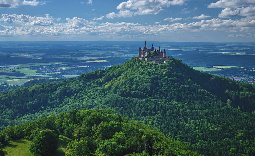 Germany Hohenzollern Castle , City , , and Background HD wallpaper