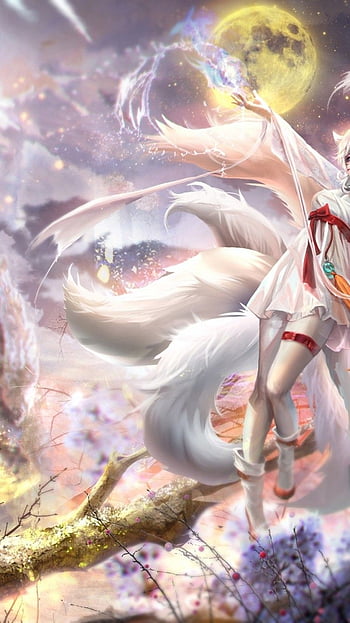 League Of Legends Ahri Girls Fox Fire Orb Of Deception Charm Spirit ...