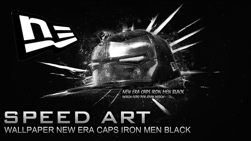 Speed ​​Art // New Era Caps Iron Men // JohwDesign HD-Hintergrundbild