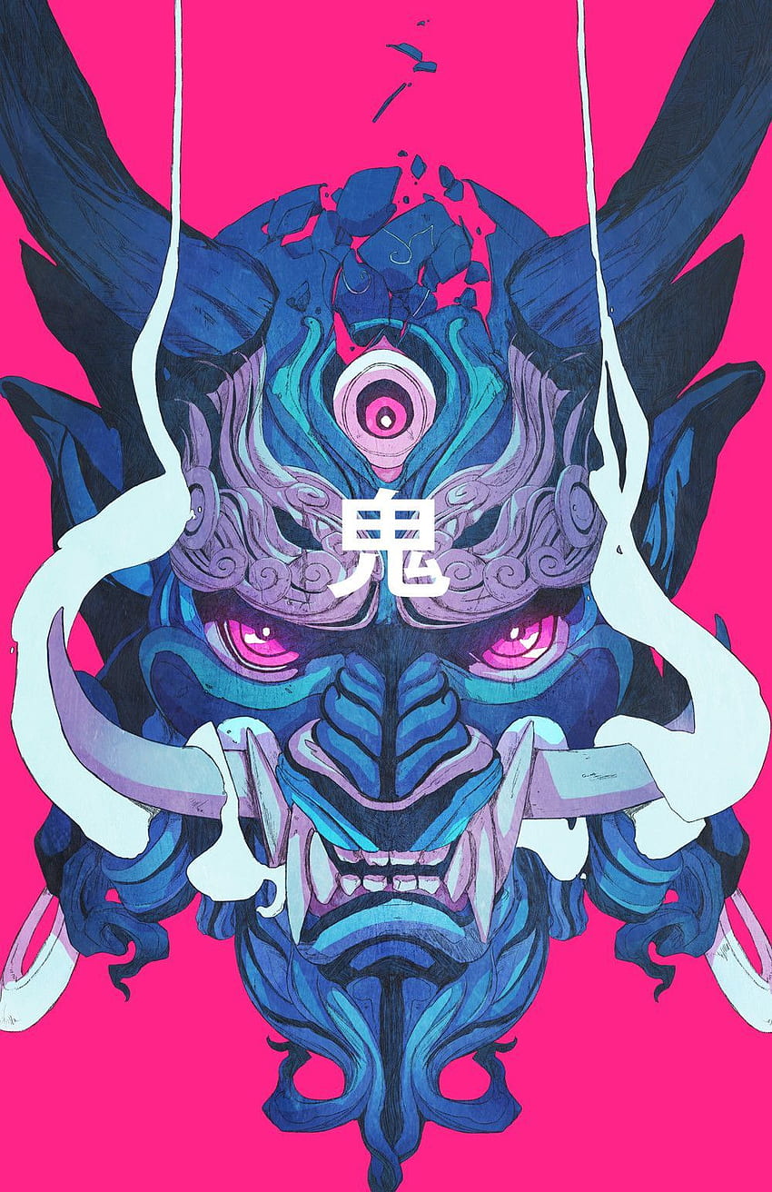Oni Color - Pin By N Oliver On The Oni Nohs, Hannya Samurai HD 전화 배경 화면