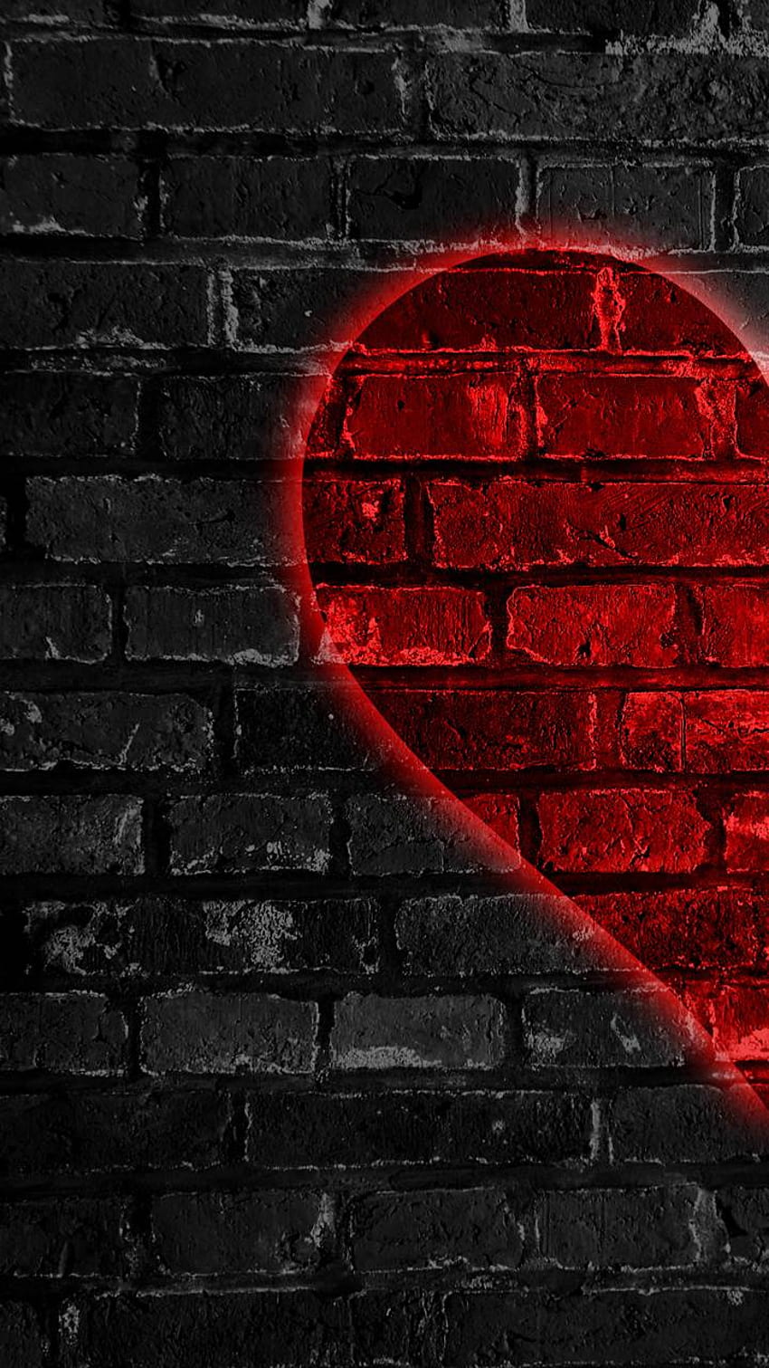 Half heart couple, Half Black Half Red HD phone wallpaper | Pxfuel