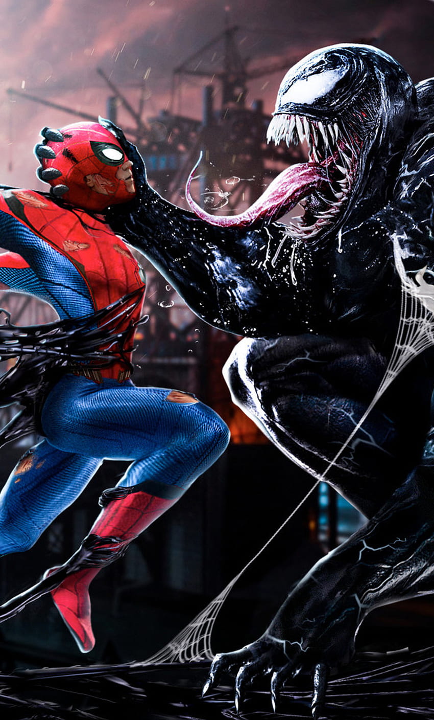 Spider Man Venom Mcu Teahubio [] For Your , Mobile & Tablet. Explore Venom And Spider Man . Spider Man , Spider Man , Deadpool, MCU Spider-Man HD phone wallpaper