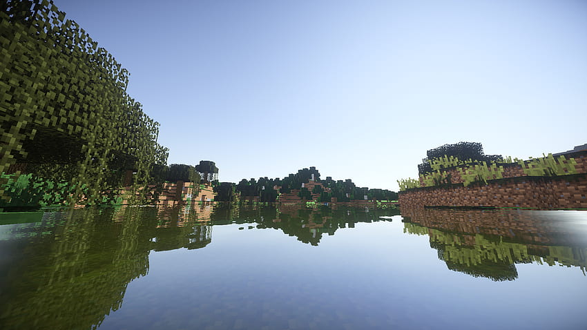 Minecraft, Sun, Moon, Water, Shaders, Black / and Mobile Background, Nature Minecraft HD wallpaper