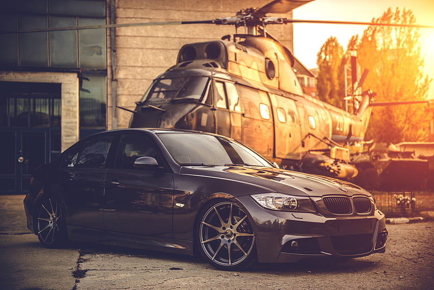 Bmw, Cars, Helicopter, E90, Deep Concave HD wallpaper