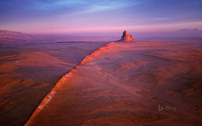 Shiprock in the Navajo Nation of New Mexico © Wild Horizon HD wallpaper