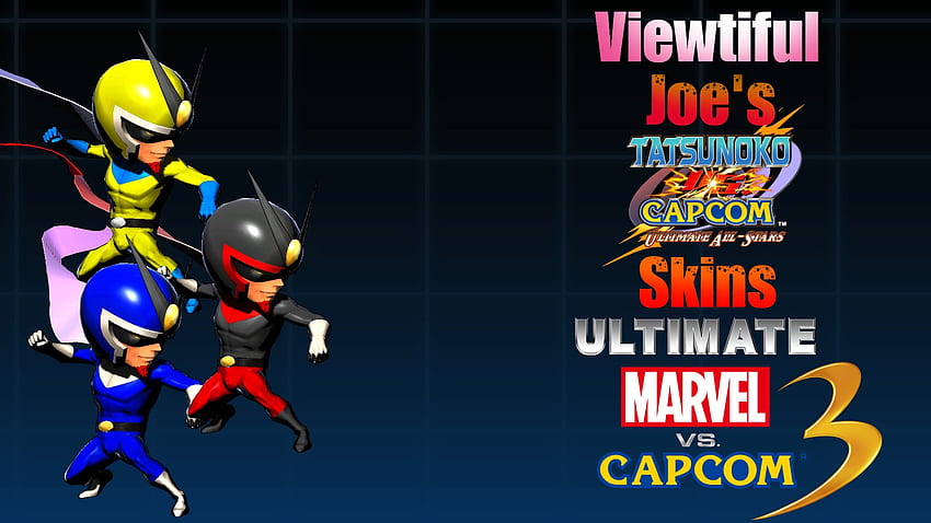 Viewtiful Joe'nun TvC Dış Görünümleri [Ultimate Marvel vs Capcom 3] [Mods] HD duvar kağıdı