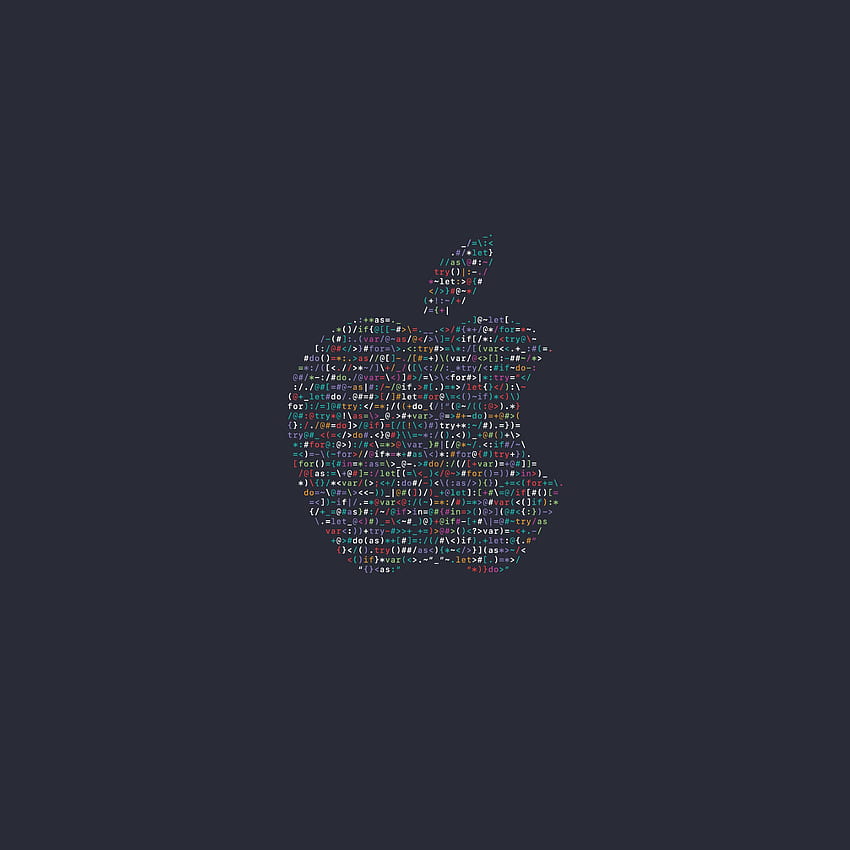 Anyone Else Love The ASCII Style Apple Logo From WWDC, Apple Pro HD phone  wallpaper | Pxfuel