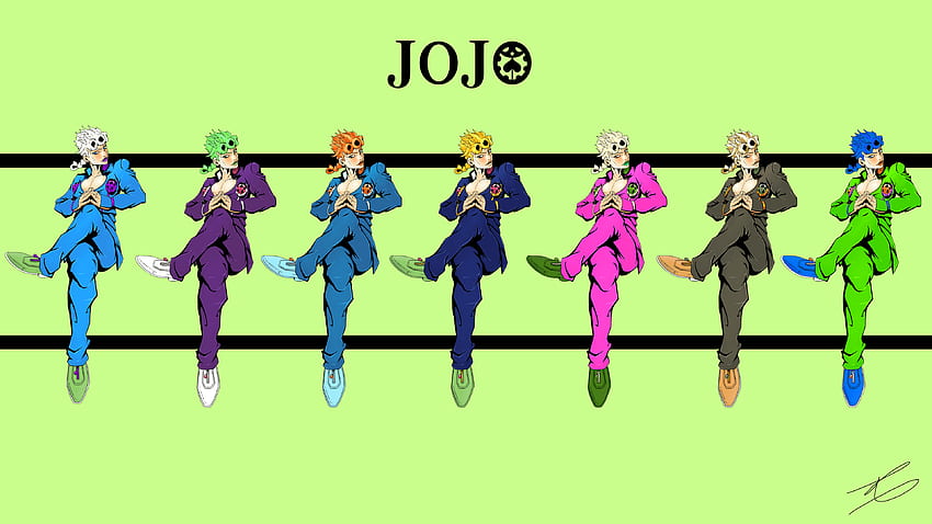 Fanart I edited my last Giorno's artwork to make a PC (). It's not really original and complicated but feel to use it if you like it! : StardustCrusaders, Jojo HD wallpaper