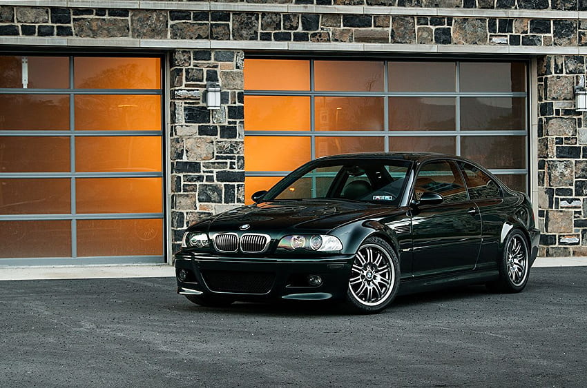 BMW E46 M3 Black Cars HD wallpaper