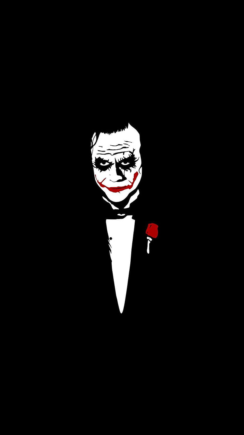 Illustrazione artistica di Joker in bianco e nero nel 2019. Joker, Joker Smile Sfondo del telefono HD