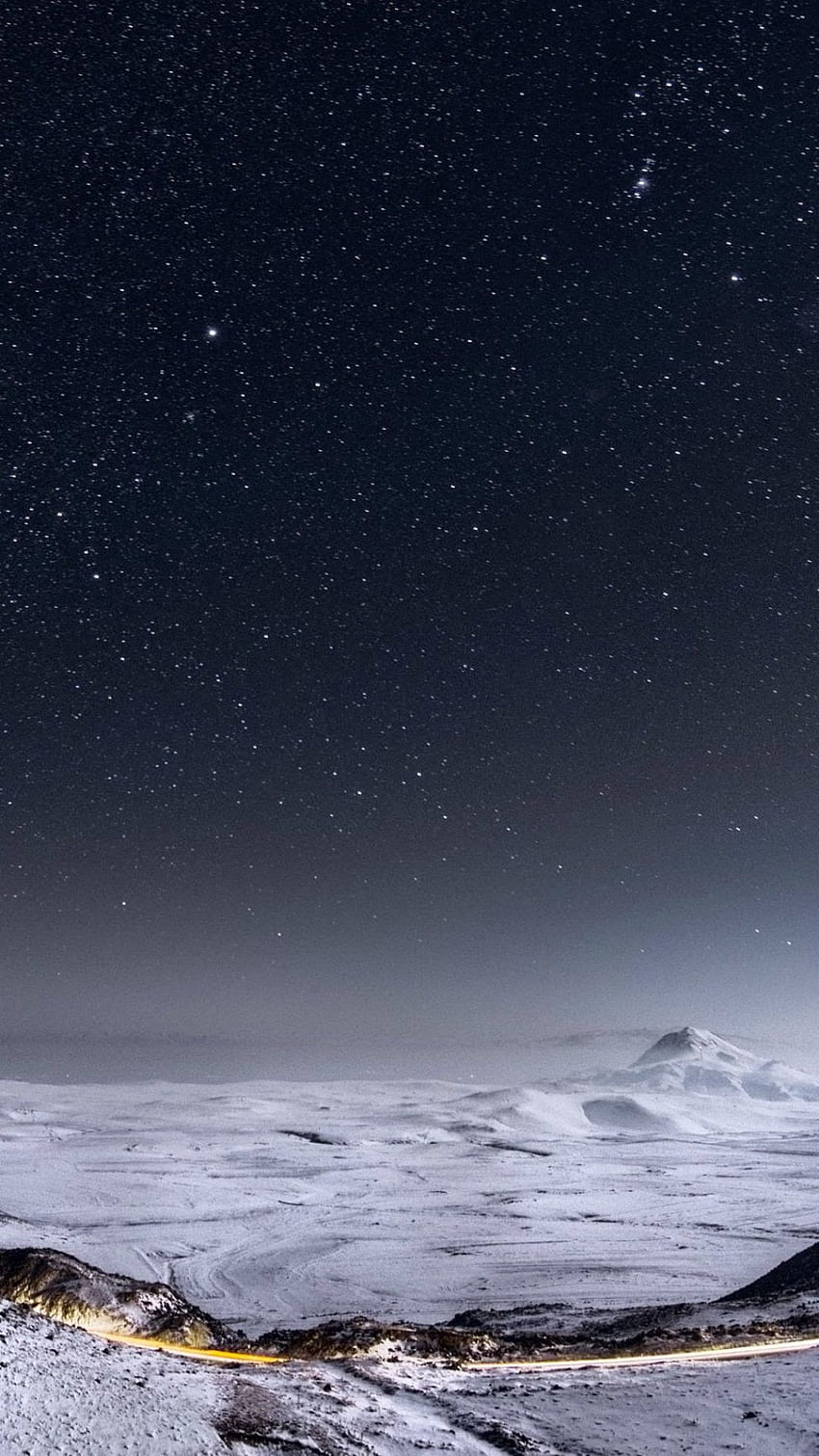 자연 애호가를 위한 내추럴 아이폰, 남극의 밤 HD 전화 배경 화면