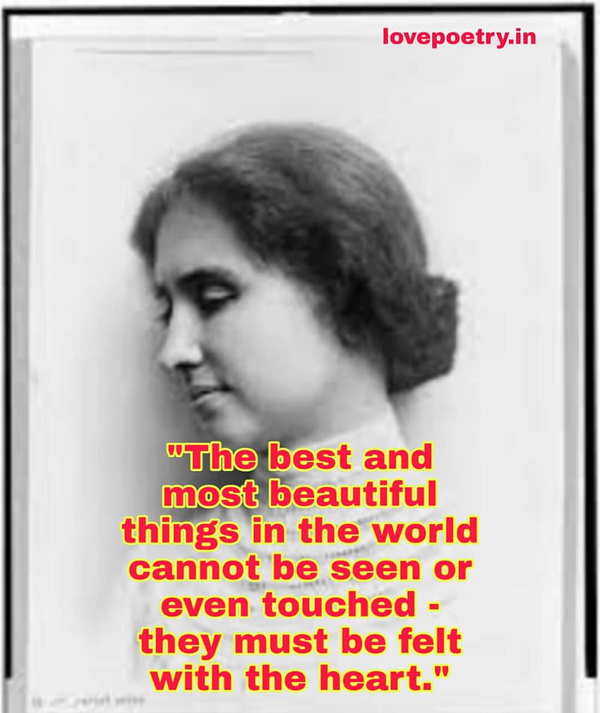 Helen keller quotes, about vision HD phone wallpaper