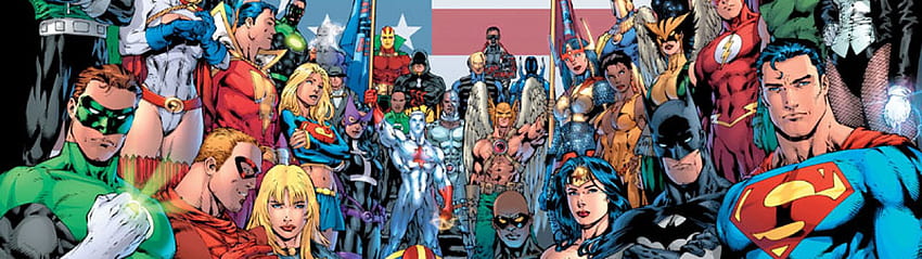 Alex Ross Justice League, Justice League Çift Monitör HD duvar kağıdı