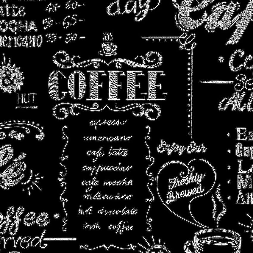 Graham & Brown Coffee Shop Black White . The Home Depot Canada, Will Graham HD phone wallpaper