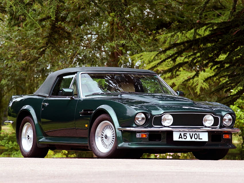 Araba, Aston Martin, Arabalar, Önden Görünüm, Retro, V8, Vantage, 1984 HD duvar kağıdı