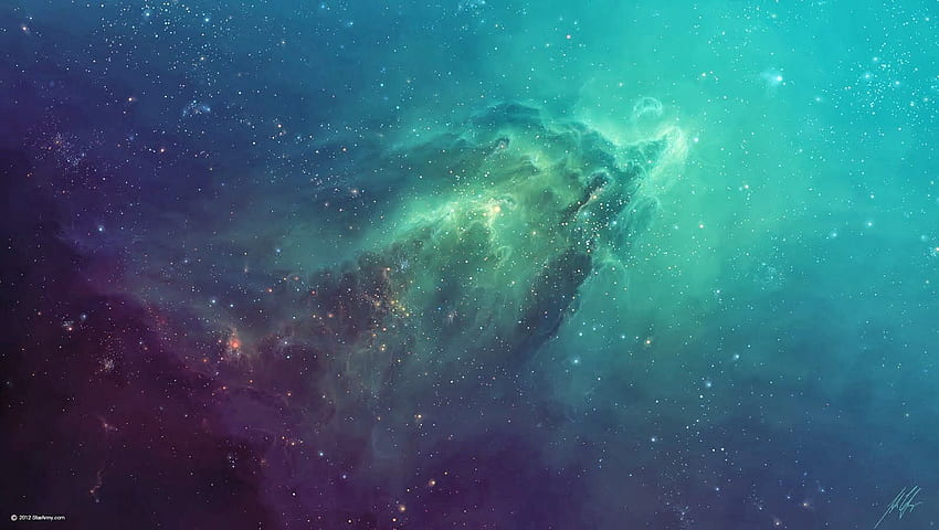 Turquoise galaxy HD wallpapers | Pxfuel