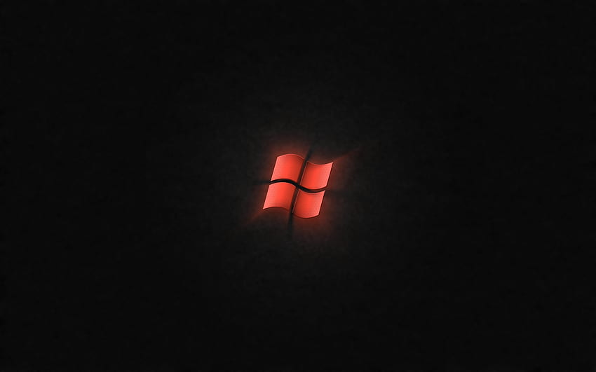 Red Windows Logo HD wallpaper