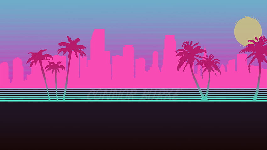 Latar Belakang Hotline Miami. Miami Beach , Miami dan Miami Art Deco Wallpaper HD