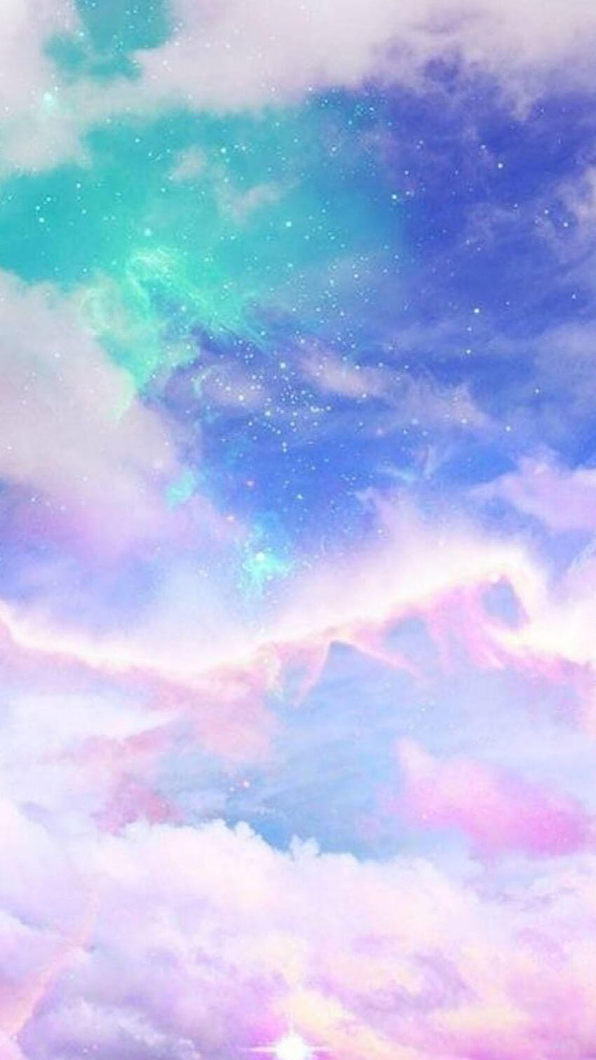 Cute Girly Rainbow - Novocom.top, Awan Berwarna-warni wallpaper ponsel HD