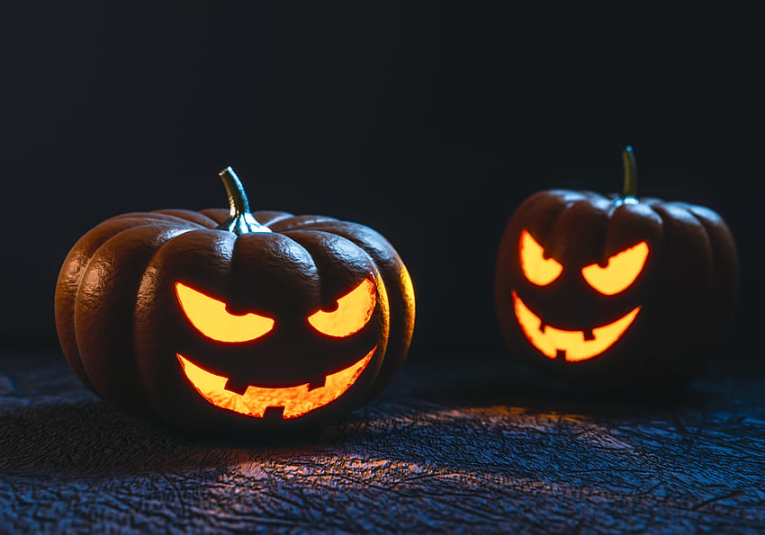 Holidays, Halloween, Pumpkin, Mask HD wallpaper