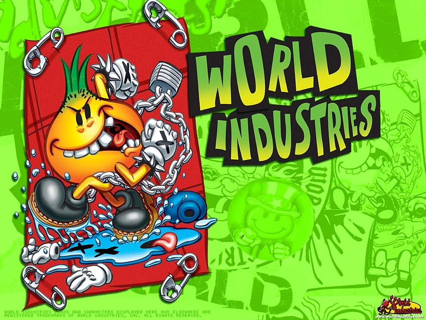 World industries skateboards, Cool laptop stickers, Kitty games HD wallpaper