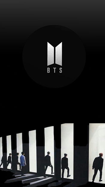 BTS Logo White and Black