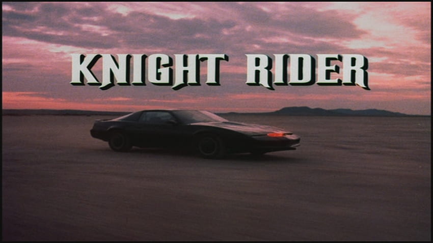 Knight Rider Intro Knight Rider - -, Лого на Knight Rider HD тапет