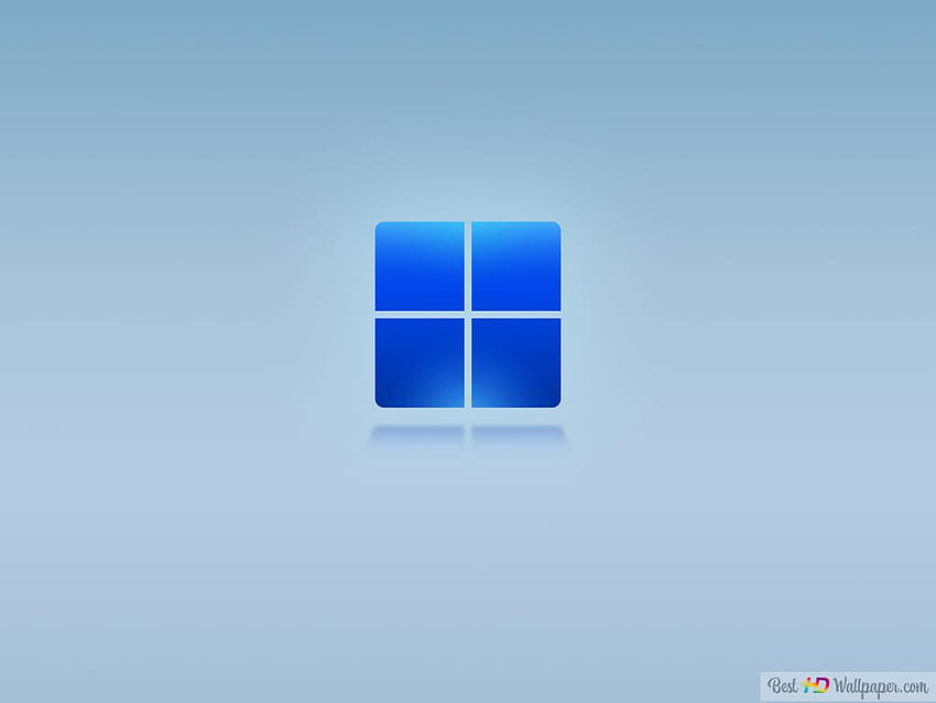 Windows 11: logotipo azul, Windows 11 Light fondo de pantalla
