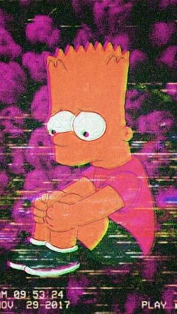 Sad bart, HD phone wallpaper